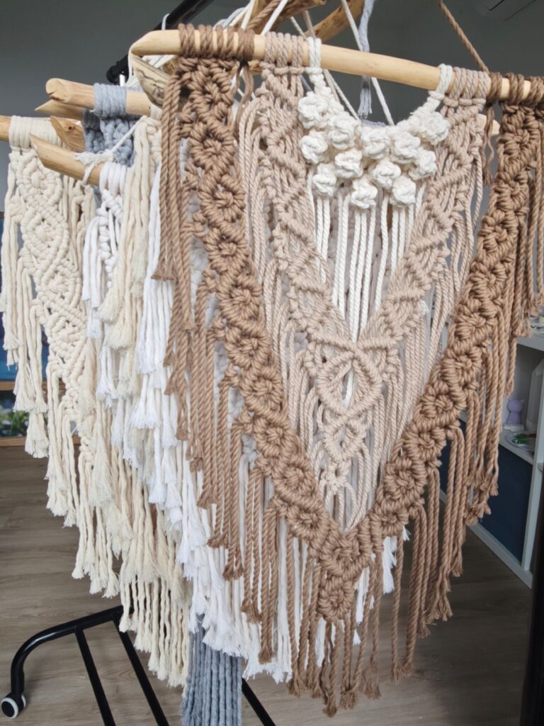 Makramy boho – dekoracje ścienne handmade
